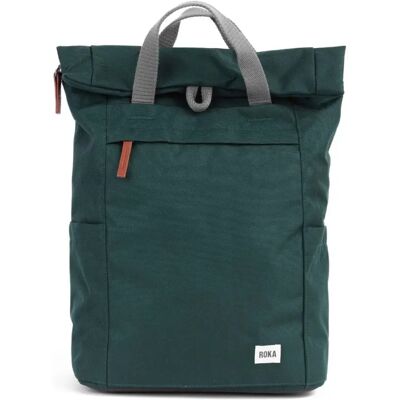Roka London Bags Finchley A Medium Recycled Canvas Forest - Bag Roka London Bags Finchley A Medium Recycled Canvas Forest - Bag
