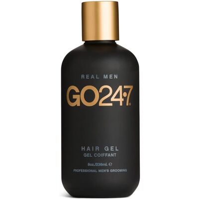 Gel Cheveux Hommes Go247 - Fixation Forte Pour Tous Types - Publicité Gel Cheveux Hommes Go247 - Fixation Forte Pour Tous Types - Publicité