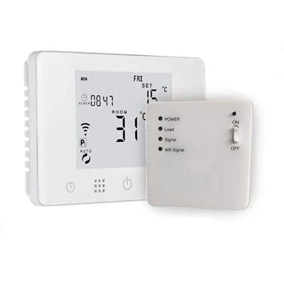 Termostato Wi-Fi Homcloud - Modello HY09RF - Controllo Vocale Termostato Wi-Fi Homcloud - Modello HY09RF - Controllo Vocale