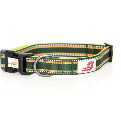 Long Paws Comfort Collection Collar - Green - Small 15mm X 28-42cm Long Paws Comfort Collection Collar - Green - Small 15mm X 28-42cm