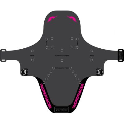 RapidRacerProducts EnduroGuard Mudguard - Black/Magenta - Standard RapidRacerProducts EnduroGuard Mudguard - Black/Magenta - Standard