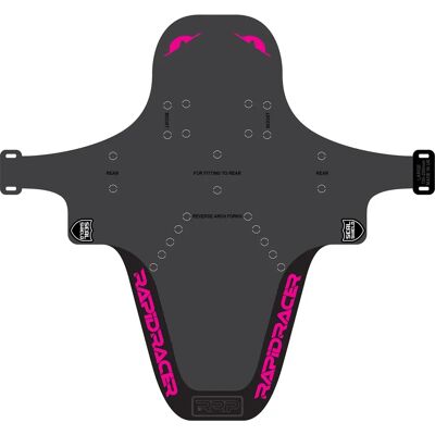 RapidRacerProducts EnduroGuard Noir - Magenta - Garde-boue - Publicité RapidRacerProducts EnduroGuard Noir - Magenta - Garde-boue - Publicité