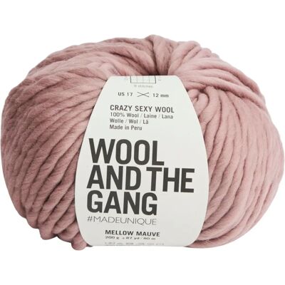 Laine et le Gang Crazy Sexy Super Chunky Yarn - Wool and the Gang - Publicité Laine et le Gang Crazy Sexy Super Chunky Yarn - Wool and the Gang - Publicité