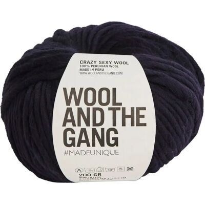 Wool and the Gang - Crazy Sexy Wool - Midnight Blue - Yarn Wool and the Gang - Crazy Sexy Wool - Midnight Blue - Yarn