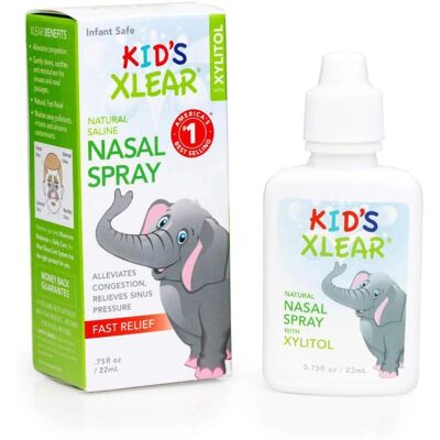 Xlear Inc Kid's Nasal Spray - Infant Safe, All-Natural Saline - 0.75 fl oz Xlear Inc Kid's Nasal Spray - Infant Safe, All-Natural Saline - 0.75 fl oz