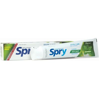 Xlear Spry Toothpaste - Spearmint - Fluoride Cavity Prevention Xlear Spry Toothpaste - Spearmint - Fluoride Cavity Prevention