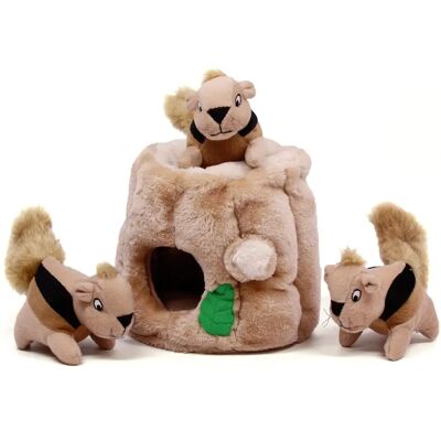 Outward Hound Hide A Squirrel Plysjleketøy for Hund - Medium Outward Hound Hide A Squirrel Plysjleketøy for Hund - Medium