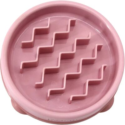 Outward Hound Fun Feeder Wave Rosa - Hundemat liten Outward Hound Fun Feeder Wave Rosa - Hundemat liten