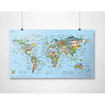 Carte des choses à faire avant de mourir - Awesome Maps Carte de la Bucketlist - Carte - Publicité Carte des choses à faire avant de mourir - Awesome Maps Carte de la Bucketlist - Carte - Publicité