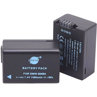 DSTE Bateria de íons de lítio recarregável DMW-BMB9E - Bateria DSTE Bateria de íons de lítio recarregável DMW-BMB9E - Bateria