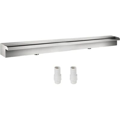 VEVOR Rozsdamentes Acél Medencefúnt - Téglalap alakú vízjellemző - 59,1" x 4,5" x 3,1" VEVOR Rozsdamentes Acél Medencefúnt - Téglalap alakú vízjellemző - 59,1" x 4,5" x 3,1"