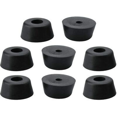 Uxcell - D21x18x10mm - furo de 4mm - Pé de borracha Uxcell - D21x18x10mm - furo de 4mm - Pé de borracha