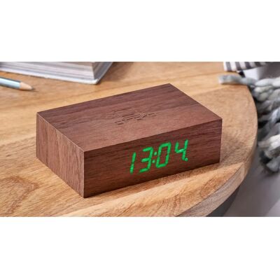 Gingko Walnuss Flip Click Wecker - Wecker Gingko Walnuss Flip Click Wecker - Wecker