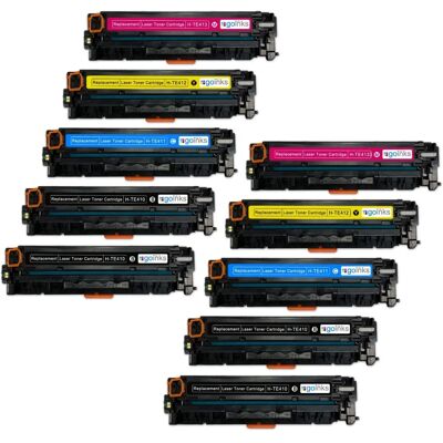 Go Inks Set of 4 Laser Toner Cartridges for HP Pro Series Go Inks Set of 4 Laser Toner Cartridges for HP Pro Series