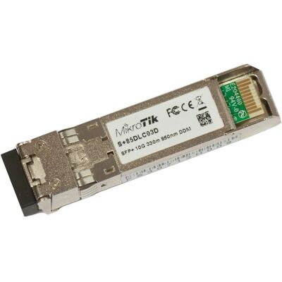Mikrotik S+85DLC03D - Fiber optic Network Transceiver Module Mikrotik S+85DLC03D - Fiber optic Network Transceiver Module