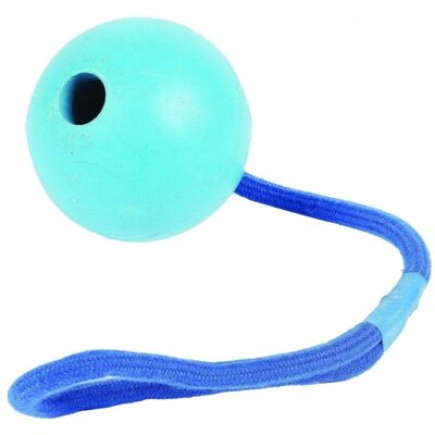 Happy Pet Jumbo Rope Ball Dog Toy - Durable Rubber, 8cm Happy Pet Jumbo Rope Ball Dog Toy - Durable Rubber, 8cm