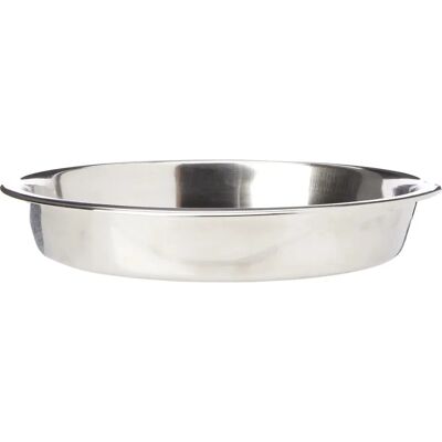 Bol de nourriture pour chiots en acier inoxydable - 25cm - Publicité Bol de nourriture pour chiots en acier inoxydable - 25cm - Publicité
