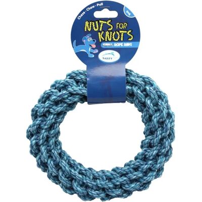 Happy Pet Nuts 4 Knots Anneau Jouet pour Chiens - Grand Happy Pet Nuts 4 Knots Anneau Jouet pour Chiens - Grand