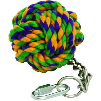 Happy Pet Papegaaien Speelgoed - Kleurrijke Klimbal met Ketting Happy Pet Papegaaien Speelgoed - Kleurrijke Klimbal met Ketting