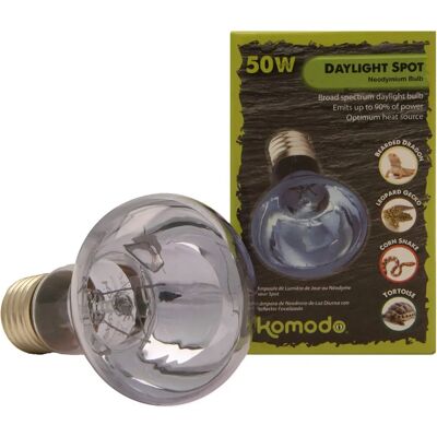 Komodo Neodym Tageslichtlampe - 50W Reptilbeleuchtung Komodo Neodym Tageslichtlampe - 50W Reptilbeleuchtung