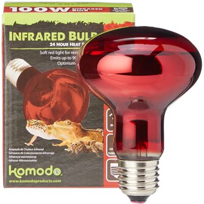 Lampa grzewcza podczerwona Komodo Es 100w - Ogrzewanie dla gadów Lampa grzewcza podczerwona Komodo Es 100w - Ogrzewanie dla gadów