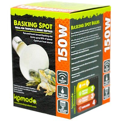 Komodo Basking Spot Bulb - 150W Reptile Light Komodo Basking Spot Bulb - 150W Reptile Light