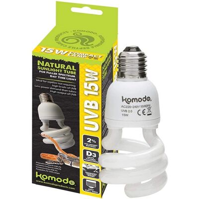 Komodo Uvb 2.0 ES Lampe - 15 Watt Komodo Uvb 2.0 ES Lampe - 15 Watt