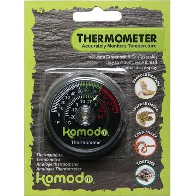 Komodo Thermometer - Analog - für Terrarium Komodo Thermometer - Analog - für Terrarium