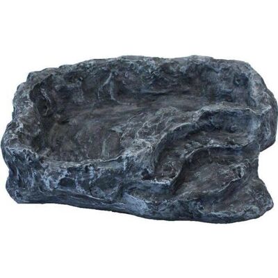 Komodo Large Gray Terraced Pet Food Bowl - Pet Food Bowl Komodo Large Gray Terraced Pet Food Bowl - Pet Food Bowl