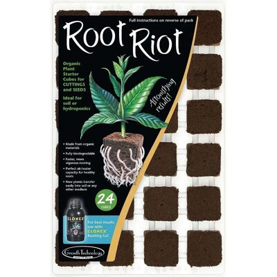 Growth Technology Root Riot - Pack of 24 - Publicité Growth Technology Root Riot - Pack of 24 - Publicité
