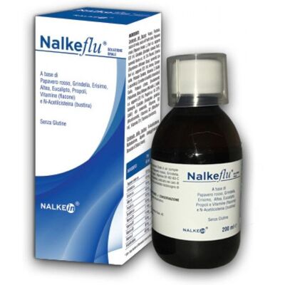 Nalkein Nalkeflu Soluzione Respiratoria - 200ml + Bustina 2,5g Nalkein Nalkeflu Soluzione Respiratoria - 200ml + Bustina 2,5g