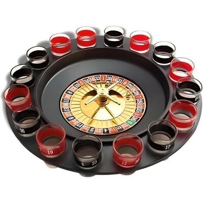 Eurowebbiz Roulette à boire avec 16 verres - Publicité Eurowebbiz Roulette à boire avec 16 verres - Publicité