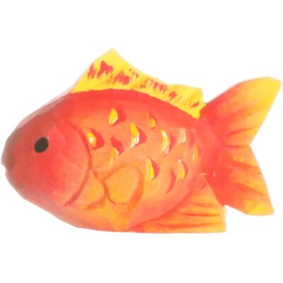 Corvus A040818 - Handgeschnitzte Goldfischfigur Corvus A040818 - Handgeschnitzte Goldfischfigur
