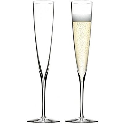Waterford Crystal Elegance Champagne Trumpets - Set of 2 Waterford Crystal Elegance Champagne Trumpets - Set of 2