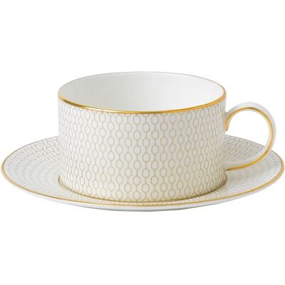 Wedgwood Gio Gold Benporselen Tekopp og Tallerken - Tekopp & Tallerken Wedgwood Gio Gold Benporselen Tekopp og Tallerken - Tekopp & Tallerken