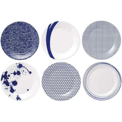 Royal Doulton Blue Pacific Dinner Plate - 23cm - Set of 6 Royal Doulton Blue Pacific Dinner Plate - 23cm - Set of 6
