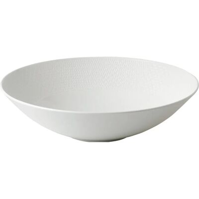 Wedgwood Gio Stor benporselensservieringsskål - 28cm Hvit Wedgwood Gio Stor benporselensservieringsskål - 28cm Hvit