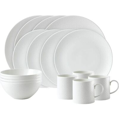 Wedgwood Gio Bone China Middagsservise - 16 Dele Wedgwood Gio Bone China Middagsservise - 16 Dele