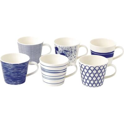 Royal Doulton Pacific Blue Small Mug Set of 6 - Mugs Royal Doulton Pacific Blue Small Mug Set of 6 - Mugs