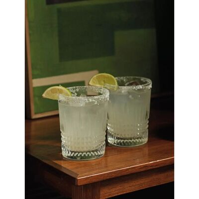 Waterford Crystal Lismore Diamond Double Old Fashioned Tumbler - Set of 2 Waterford Crystal Lismore Diamond Double Old Fashioned Tumbler - Set of 2