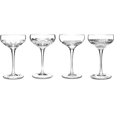 Waterford Crystal Mixology Small Coupe Glasses - Set of 4 Waterford Crystal Mixology Small Coupe Glasses - Set of 4