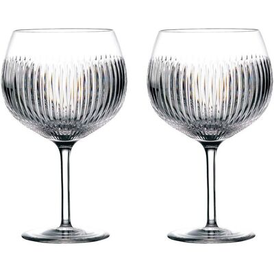 Waterford Brand Aras Model Crystal Balloon Glass Set - 550ml - Clear - For Gin Cocktails Waterford Brand Aras Model Crystal Balloon Glass Set - 550ml - Clear - For Gin Cocktails