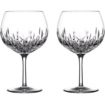 Waterford Brand Lismore Crystal Gin Glasses - Set of 2 - 550ml - Clear Waterford Brand Lismore Crystal Gin Glasses - Set of 2 - 550ml - Clear