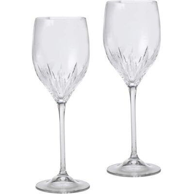 Vera Wang for Wedgwood Duchesse Crystal Wine Glasses - Set of 2 Vera Wang for Wedgwood Duchesse Crystal Wine Glasses - Set of 2