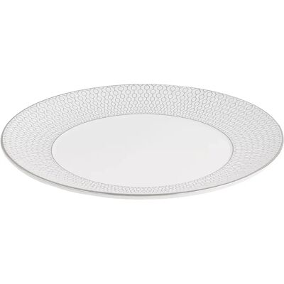 Wedgwood - Gio Platinum - 20cm - White - Plate Wedgwood - Gio Platinum - 20cm - White - Plate