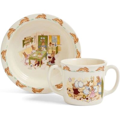 Royal Doulton Bunnykins Set 2 - Two-handled mug - Dinnerware Royal Doulton Bunnykins Set 2 - Two-handled mug - Dinnerware
