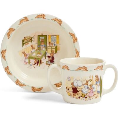 Royal Doulton Bunnykins Set 2 - Two-handled mug - Dinnerware Royal Doulton Bunnykins Set 2 - Two-handled mug - Dinnerware
