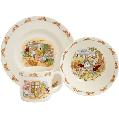 Royal Doulton - Bunnykins - 3pc - Earthenware - Dinnerware Royal Doulton - Bunnykins - 3pc - Earthenware - Dinnerware