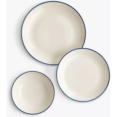 Royal Doulton - Gordon Ramsay Maze Denim Line - Blue/White - 12-Piece - Dinnerware Set Royal Doulton - Gordon Ramsay Maze Denim Line - Blue/White - 12-Piece - Dinnerware Set