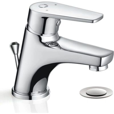 Cecipa - Grifo de baño con desagüe automático - Cromo Latón Cecipa - Grifo de baño con desagüe automático - Cromo Latón